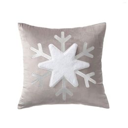 Pillow Huge Pillows For Couch Velvet Patch Embroidery H Holland Christmas Snowflake Throw Cover