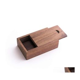 Storage Boxes Bins 5 Pcs No Bamboo Packaging Box And Wood Gift Rectangar Size 80X50X25Mm 3.15 X 1.97 0.99 Inch Drop Delivery Home Dhzqy