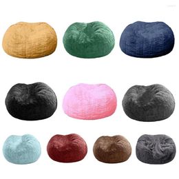 Chair Covers Comfortable Bean Bag Cover Cloth Sofa Bed Breathable Dust-proof Giant Couch Been Bedroom Slipcover