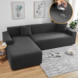 Chair Covers Stretch Waterpoorf Sofa Slipcovers For Living Room Armchair L Shape 3-seater Corner Cover Furniture Protector Couch
