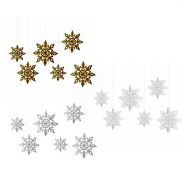 Christmas Decorations Artificial Snowflakes Paper Garland Festival Party Supplies For Home Wedding Birthday B4d2