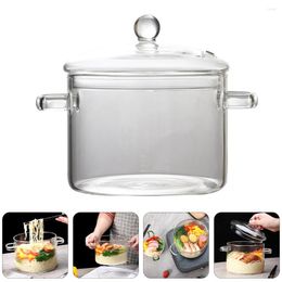 Bowls With Cookinglid Pots Stove Pot Clear Saucepanlids Baby Panpans Cookwarebowl Salad Roasting Soup Cups Instant Plate Chicken
