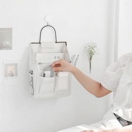 Storage Boxes Useful Door Behind Organiser Multi-compartment Items Double-sided Net Pockets Dormitory Hanging Basket Bag
