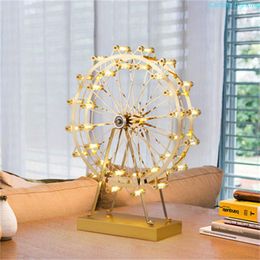 Table Lamps Ferris Wheel LED Desk Lamp Birthday Present Gift Light Bedside Bedroom Home Decoration