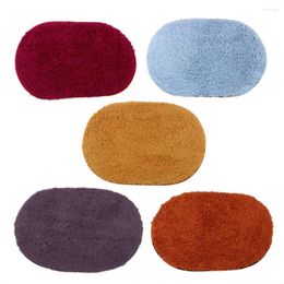 Carpets Soft Memory Foam Absorbent 40x60cm Study Room Non Slip Bath Mats Doormat Floor Rugs Bathroom Oval