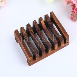 Vintage Wooden Soap Dish Plate Tray Holder Wood Soap Dish Holders Bathroon Accessories de986