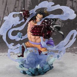 Action Toy Figures In Stock Original Anime Model One Piece Figuarts Zero Ghost Island Luffy 4nd Gear Action Figure Collection Toys For Boy T230105