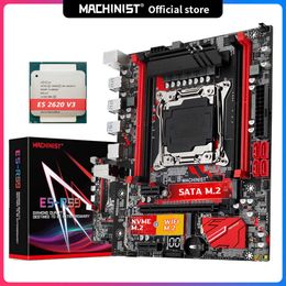MACHINIST E5 RS9 LGA 2011-3 Motherboard Set Kit Combo With Xeon E5 2620 V3 CPU Processor Support DDR4 Memory