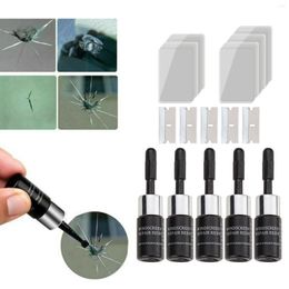 Car Wash Solutions 5 Pieces Glass Repair Fluid Windshield Crack Cracks