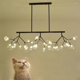 Pendant Lamps LED Post-modern Creative Personality Restaurant Villa Living Room Bedroom Firefly Chandelier