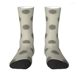 Men's Socks Funny Mens Flower Of Life Chakra Dress Unisex Breathbale Warm 3D Printing Mandala Crew