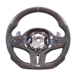 Driving Wheel Real Carbon Fibre Steering Wheel compatible Fr G15 F40 G20 G30 G01 G11 G05 8 1 3 5 X3 7 X5 Series M3 M4 M5 M8