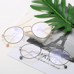 Sunglasses Frames Round Eyeglasses Glasses Frame Men/women Clear Fake Eyeglass Eye For Women/men Eyewear
