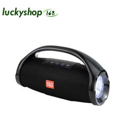 Fabric TG136 Bluetooth Speaker Hand Small God of War Nordic Style Wireless LED Flashlight Stereo speakers