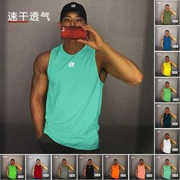 Men's Tank Tops Refreshing Vest Boxer Basketball Suit Fitness Outdoor Travel Warrior Special Sports Trend Running