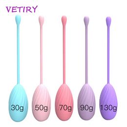 Beauty Items VETIRY 5Pieces/Set Safe Silicone Smart Kegel Ball sexy Toys for Women Vaginal Geisha Ben Wa Vagina Tighten Exercise