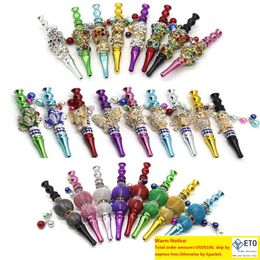 Hookah tips wholesale alloy hookah Chicha Narguile Accessories mouth tips Handmade Inlaid alloy Jewellery mouthpiece hookah mouth peice