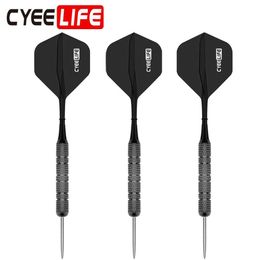 Darts CyeeLife 20g Professional Steel Tip Darts With New one piece Shafts Dont fall off and not easy to break 0106