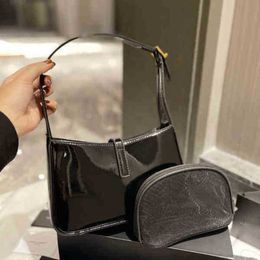 New Shoulder Bag Crossbody Bags Women Designer Handbags Tote Underarm Flap Black Totes Leather Handbag Female Purses Cosmetic 220326