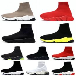 2023 socks Graffiti sock shoes trainer Triple Black clear sole volt triple beige Full Red white Blue mens womens lace-up luxury casual sneakers