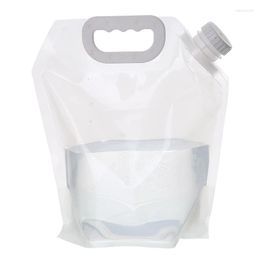 Storage Bottles 3L Portable Folding Water Bag Outdoor Camping Barbecue Hiking Survival Hydration Equipment Travel Tool