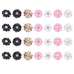 Decorative Flowers Embellishments Resin Crafts Flatback Cabochonsrhinestone Buttons Case Flowermetal Rhinestones Pearl Flatbacks Flatkawaii