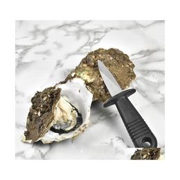 Other Knife Accessories Mtifunction Utility Kitchen Tools Stainless Steel Handle Oyster Sharpedged Shucker Open Shell Scallops Seafo Dhski