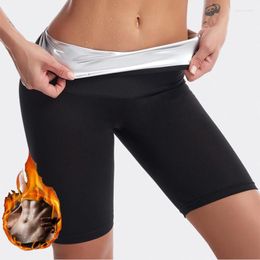 Women's Shapers Women Thermo Shorts Sauna Sweat Body Shaper Pants Slim BuLifter Tights Tummy Control Panties High Waist Yoga Leggings