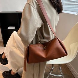 Evening Bags Small Bucket Crossbody For Women Winter Trend Vintage Designer Leather Handbags And Purses Shoulder Bag 2023