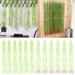 Decorative Flowers Max Garland Artificial Trailing Plants 6 Pieces Of Vines Green Leaves A Total 30 Stems For Wedding Party