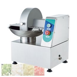 Electric Meat Mincer Machine Restaurant Stainless Steel Bowl Cutter Chicken Meat Cutting Maker