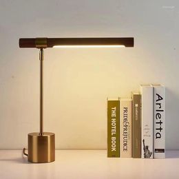 Table Lamps Rotable Desk Light Italy Design Modern Foldable Lamp For Study Room Bedroom Office High End Plating Reading Lights