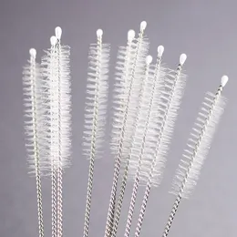 Wholesale 17cm Drinking Straws Brushes 100X Pipe Cleaners Nylon Straw Length for Sippy Cup Bottle and Tube