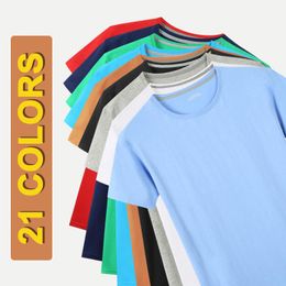 Men's T Shirts Autumn Men Cotton Long Tees Women Solid Plain Male Female Basic Thermal Tshirts Slim Fit Tee Shirt Casual Short Tops