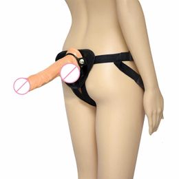 Sex Toy Dildos Women's lesbian special sexy les pants wearable artificial penis male false vagina can be inserted gay female tools