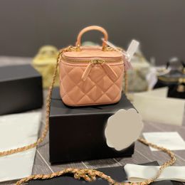CALIDAD High Luxurys dise￱adores de hombro B bolsos de mano Fashion Cross Cross Body Mini Lipstick Box Bag Totes Ladies Pursos Billetera Bolsa Crossbody