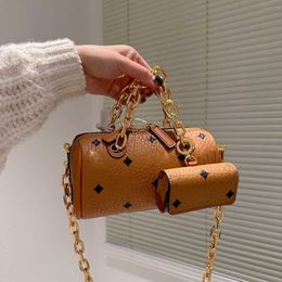 Thick Chain Shoulder Bags Women S Handbags Designer Crossbody Bag Mini Purses Fashion Letters Print Pillow Bags Wallet Beach Handbag 230106