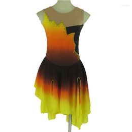 Stage Wear Customized Figure Skating Dresses Spandex Material Good Permeability And All The Year Round Women Competition Ice Dress