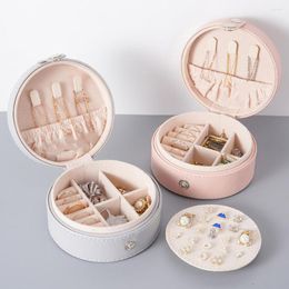 Jewelry Pouches Storage Case Cosmetics Boxes Organizer Beads Bracelet Packaging Travel Earring Rings Display