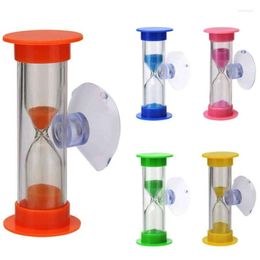 Watering Equipments Y1QB 2-Minute Shower Timer Tooth Brushing Christmas Gifts Children With Suction Cup Hourglass Sand Clock Desktop