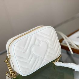 NEW G-letter Shoulder Bag Gbag Quilted Heart Leather Handbag Women Messenger Bags Designer Handbag Tote Fashion Crossbody Bag Purses 220623