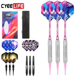 CyeeLife 3PCS 16/18g Safty For Indoor Soft Darts Dartboard Games Electronic Tip Professional 0106