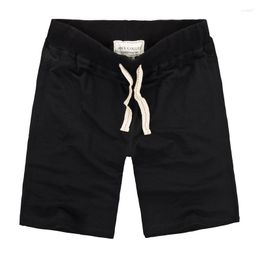 Men's Shorts Cotton Summer Beach Men Solid Color Body Building Ball And Leisure Short Casual Masculino