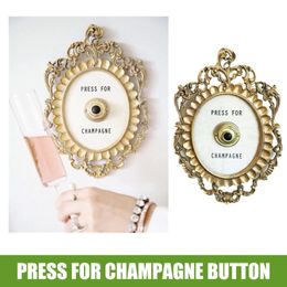 Tool Case Ring Mini Press for Champagne Button Door Bell European Retro Doorbell Creative Crafts 230105