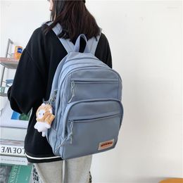 Backpack High School Girls Women Harajuku Cute For Teenage Boy Multi Pockets Mochila Kawaii Bags