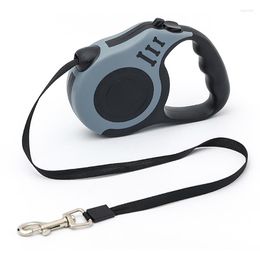 Dog Collars Leash 5m Durable Automatic Retractable Nylon Cat Lead Extension Puppy Walking Running Roulette For Dogs