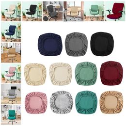 Chair Covers Stretch Office Seat Cover Slipcover Desk Cushion Protectors For Computer