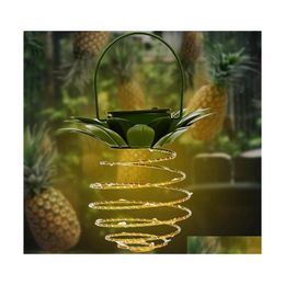 Other Festive Party Supplies Colorf Led Light Night Pineapple Solar Lights Waterproof Garden Hanging Lamp Fairy Art Home Decoratio Dh9Yv