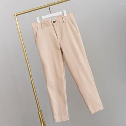 Men's Suits 2023 Men's Spring Autumn Business Dress Pants Male Slim Fit Office Social Suit Men Casual Trousers Streetwear C11