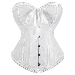 Bustiers & Corsets Sexy Corset Top Women Victorian Renaissance Lace Up Boned And Lingerie Gothic Corselet Clubwear Plus Size S-6XL